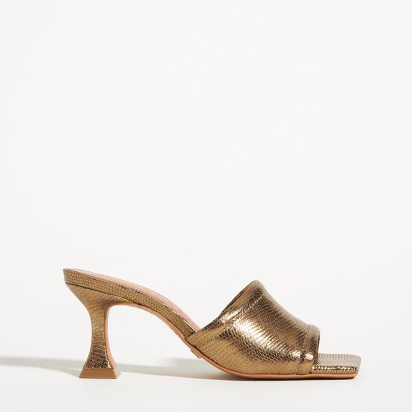 Anthropologie Vicenza Metallic Mules - New 38 (EU) - 7 (US) - Picture 1 of 7